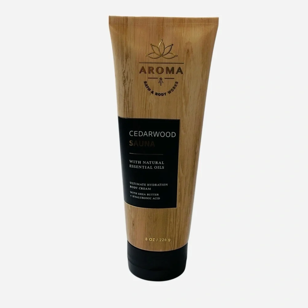 Bath & Body Works Aroma Cedarwood Sauna Ultimate Hydration Body Cream 8 oz
